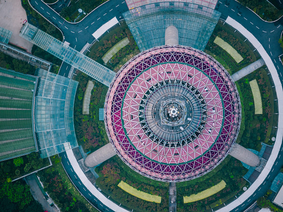 city from above